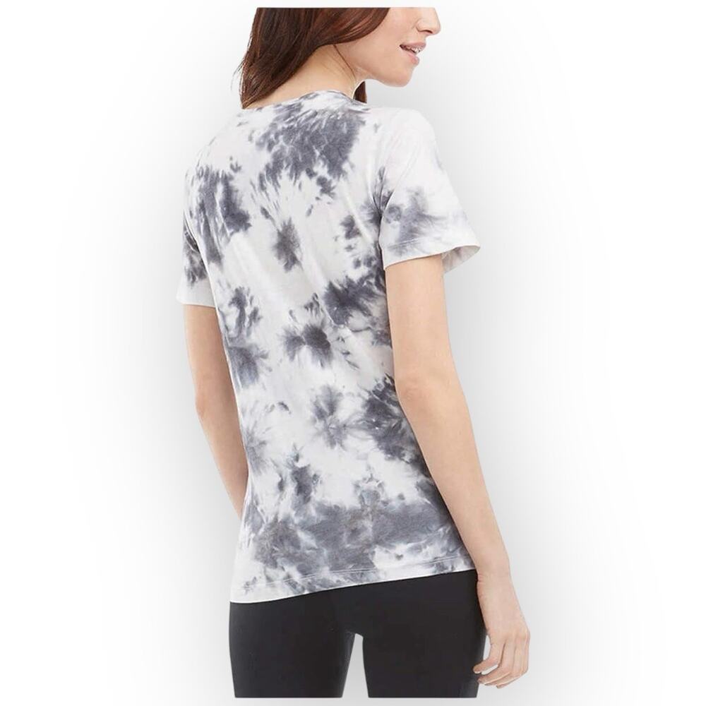 Danskin Women's Tie Dye Tee Shirt Black Combo Small NWT - Picture 3 of 4